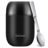 Insulated Lunch Container DaCool Hot Food Jar 16 oz Stainless Steel Vacuum Bento