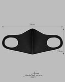 Second Skin in Grayscale Face Mask by VIRTUE CODE Fabric Face Masks