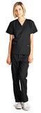 Dagacci Medical Uniform Woman and Man Scrub Set Unisex Medical Scrub Top