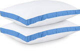 Utopia Bedding Gusseted Pillow (2-Pack) Premium Quality Bed Pillows - Side Back Sleepers