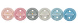 BumiBébé Round Pacifiers 2-Pack 0-3 Months (Denim & Sage)