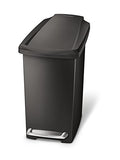 simplehuman 10 Liter / 2.6 Gallon Compact trash can, Black