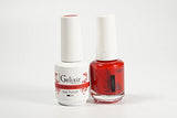 Gelixir Duo Matching Gel and Nail Polish, Made in USA. (043-Candy Apple Red)