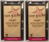 Wet N Wild Megaglo Highlighting Gold Bar ~ Holly Gold-head 36180 (Pack of 2)