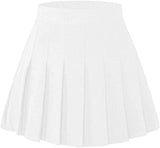 SANGTREE Toddler Little & Big Girls' Short Solid Plain Pleated School Uniform Cosplay