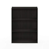 Furinno Pasir 3-Tier Open Shelf, Espresso