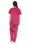 Just Love Women's Burgundy Scrub Set - Extra Small,Burgundy,X-Small