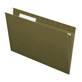 Pendaflex Recycled Hanging Folders, Legal Size, Standard Green, 1/3 Cut, 25/BX (81621)