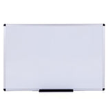 VIZ-PRO Magnetic Dry Erase Board, 24 X 18 Inches, Silver Aluminium Frame