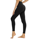 High Waisted Leggings for Women 1/2 Pack Soft Athletic Pants for Running Workout