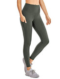 CRZ YOGA Women's Naked Feeling High Waisted Yoga Pants with Pockets Workout