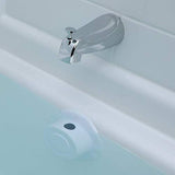 SlipX Solutions Bottomless Bath Overflow Drain Cover for Tubs, Adds Inches of Water