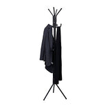 Mind Reader COATRACK11 Standing Metal Coat Rack Hat Hanger 11 Hook for Jacket
