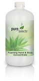 Pure Selects Foaming Hand & Body Concentrate • no added fragrance or dye • 1 Quart makes 64 Foaming Soap Dispensers • HYPOALLERGENIC • All Natural • Plant Derived • Safe for Sensitive Skin