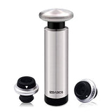 EZBASICS Wine Saver Vacuum Pump with 2 Wine Stoppers, Stainless Steel