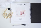 Pregnancy Journal, Black and White: A nine-month journal to document every important