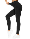 THE GYM PEOPLE Thick High Waist Yoga Pants with Pockets, Tummy Control Workout