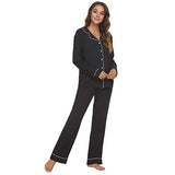 HEARTNICE Womens Cotton Pajama Set, Soft Long Sleeve Pajamas & Long Pants