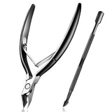 Cuticle Trimmer with Cuticle Pusher, Easkep Cuticle Remover Cuticle Nipper Professional