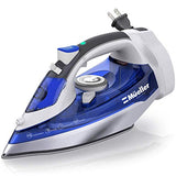 Mueller Professional Grade Steam Iron, Retractable Cord for Easy Storage, Shot of Steam