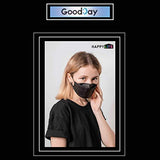 [Happy Life] 6pcs Premium 3D Disposable KF94 Face Mask, KF94 Mask, Black KF94