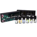 Essential Oils by PURE AROMA 100% Pure Therapeutic Grade Oils kit- Top 6 Aromatherapy