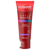 Colgate Optic White Renewal Teeth Whitening Toothpaste with Fluoride, 3% Hydrogen