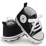 Tutoo Unisex Baby Boys Girls Star High Top Sneaker Soft Anti-Slip Sole Newborn Infant