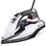 Vremi 1800 Watt Steam Iron for Clothes - Nonstick Ceramic Sole Plate, 350 mL Water Tank