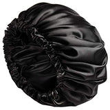 YANIBEST Satin Bonnet Sleep Bonnet Cap - Extra Large, Double Layer, Reversible
