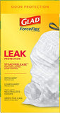 Glad ForceFlex Tall Kitchen Drawstring Trash Bags, 13 Gal, 100 Ct (Package May Vary)