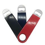KTOJOY 3 Pack Heavy Duty Stainless Steel Flat Bottle Opener, Solid and Durable