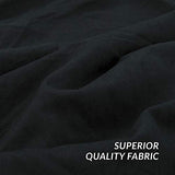 Bedsure Black Duvet Cover Twin Set Zipper Closure Ultra Soft Hypoallergenic