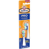 ARM & HAMMER Spinbrush PRO Clean Medium REFILL- Includes 2 Replacement Heads