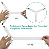 Raytour Bed Sheet Holder Straps Sheet Stays Keepers Bedsheet Holders Fasteners