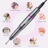 Electric Nail Drill- Professional Portable Manicure Pedicure E-file Kit with Acrylic