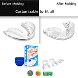 The ConfiDental - Pack of 5 Moldable Mouth Guard for Teeth Grinding Clenching