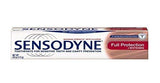 Sensodyne Toothpaste for Sensitive Teeth and Cavity Prevention, Maximum Strength, Full Protection, 4-Ounce Tubes (1)