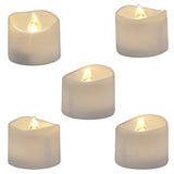 Homemory Realistic and Bright Flickering Bulb Battery Operated Flameless LED Tea Light