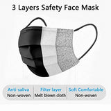 50 PCS Disposable Face Masks,Safety Face Mask with Elastic Ear Loops