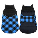Kuoser Dog Winter Coat, Reflective Cold Weather Dog Jacket, Reversible British Style