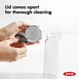 OXO 11289100 Good Grips Precision Pour Glass Oil & Vinegar Dispenser Set, 12 oz,