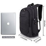 Travel Laptop Backpack Water Resistant Anti-Theft Bag with USB Charging Port