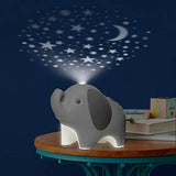 Skip Hop Baby Sound Machine: Moonlight & Melodies Nightlight Soother, Elephant