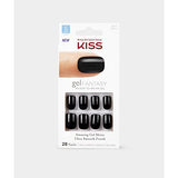 Kiss Nails GEL FANTASY-Short Design Nails w/Adhesive Tabs & Glue (KGN15-AIM HIGH)