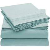 Mellanni Bed Sheet Set - Brushed Microfiber 1800 Bedding - Wrinkle, Fade, Stain Resistant