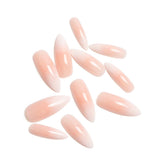240 Pcs Stiletto Fake Nails Gradient Long Acrylic Full Cover Ballerina False Nail Tips for Nail Salons and DIY Nail Art, 12 Sizes