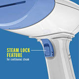 Conair Extreme Steam Hand Held Fabric Steamer Dual Heat, White/Blue