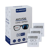 Alibeiss Anti-Fog Lens Wipes Pre-Moistened Anti-Fog Wipes,6" X 5",for Eye Glasses