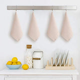 100% Cotton Kitchen Dish Cloths, 8-Pack Waffle Weave Ultra Soft Absorbent Dish Towel